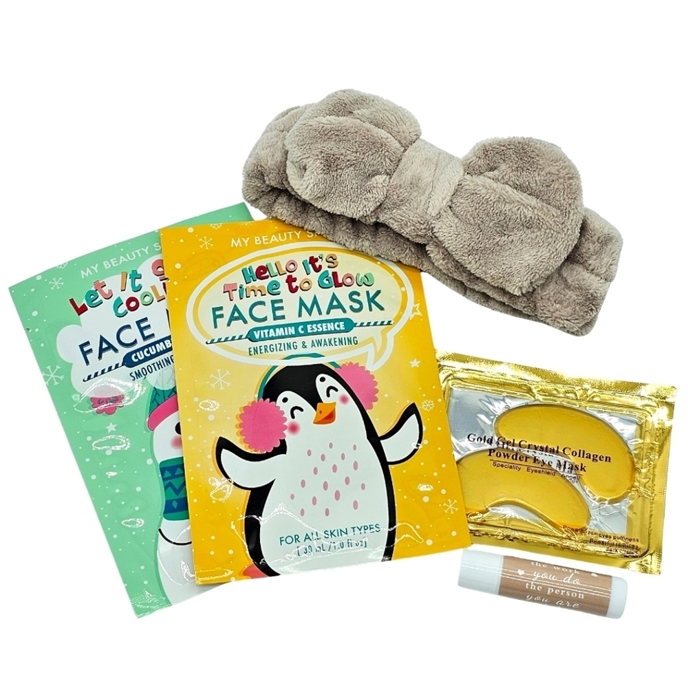 Beauty Bliss Gift Set Self Care Moisturize Rejuvenate Holiday Face Mask Winter